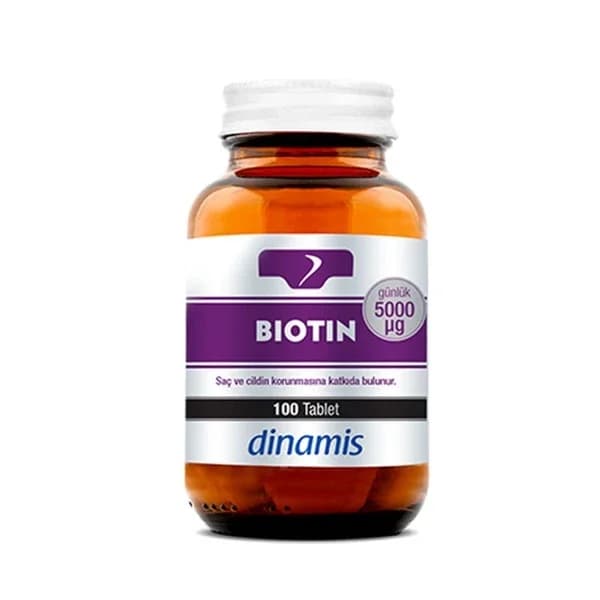 Dinamis Biotin 5000 food Supplement 100 tablets