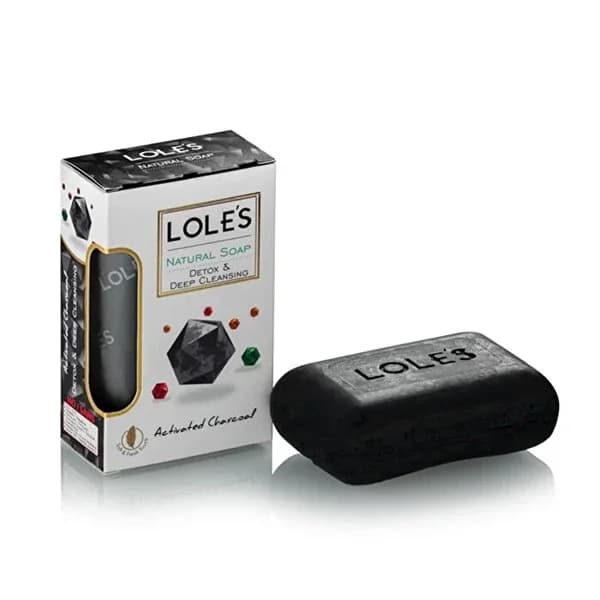 Lole's Solid Soap Activated Charcoal Carbon 150 gr