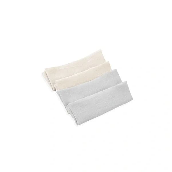 Babyjem Muslin Wipes 4-Pack Gray - Soft & Versatile Care