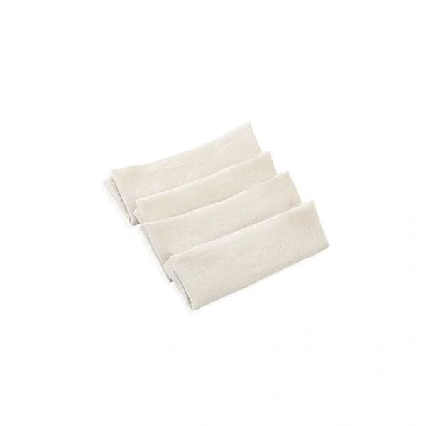 Babyjem Ecru Muslin Wipes 4-Pack for Baby Care & Cleaning