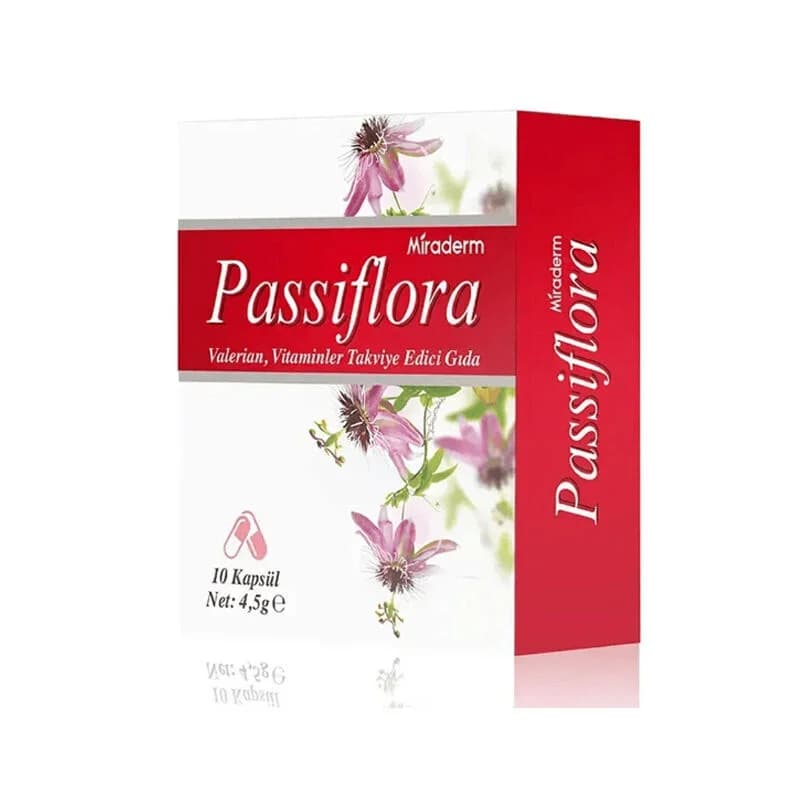 Miraderm Passiflora Food Supplement 10 capsules