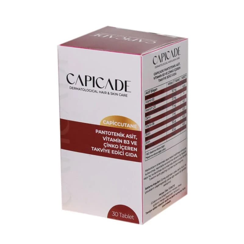 مكمل غذائي حمض البانتوثينيك كابيكيد 30 قرص Capicade