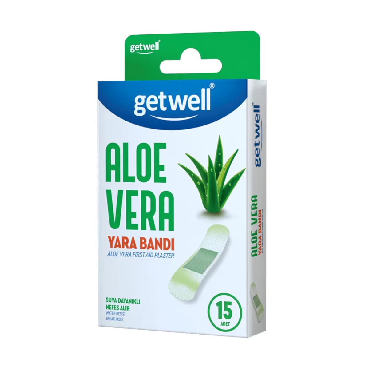 Getwell Band-Aid Aloe Vera 15 pcs