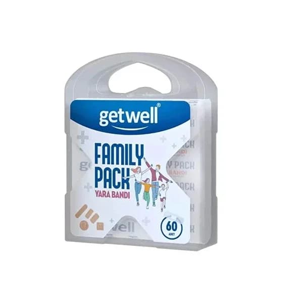 Getwell Band-Aid Family Pack 60 Pcs