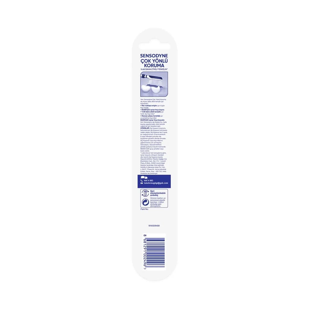 Sensodyne فرشاة أسنان سنسوداين متعددة الحماية متوسطة