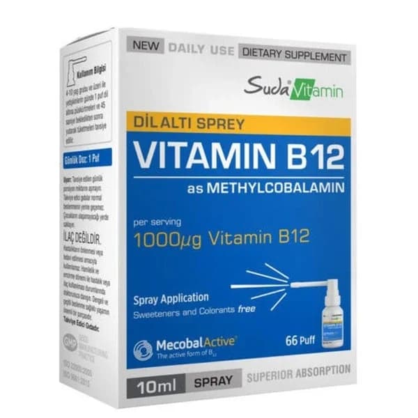 Suda Vitamin Vitamin B12 spray 10 ml