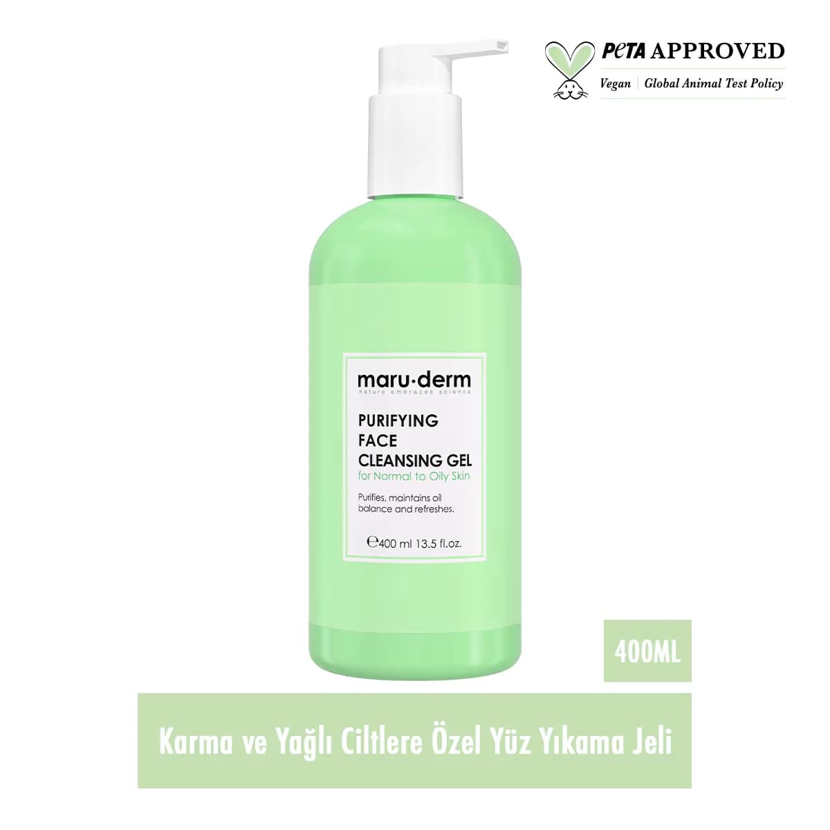 Гель для умывания Maruderm специальный для комбинированной и жирной кожи 400 мл