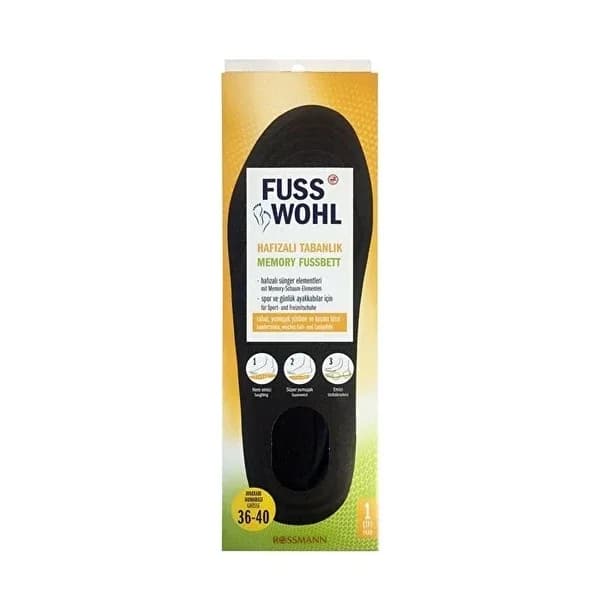 Fusswohl Insole Memory Feature 1 pcs