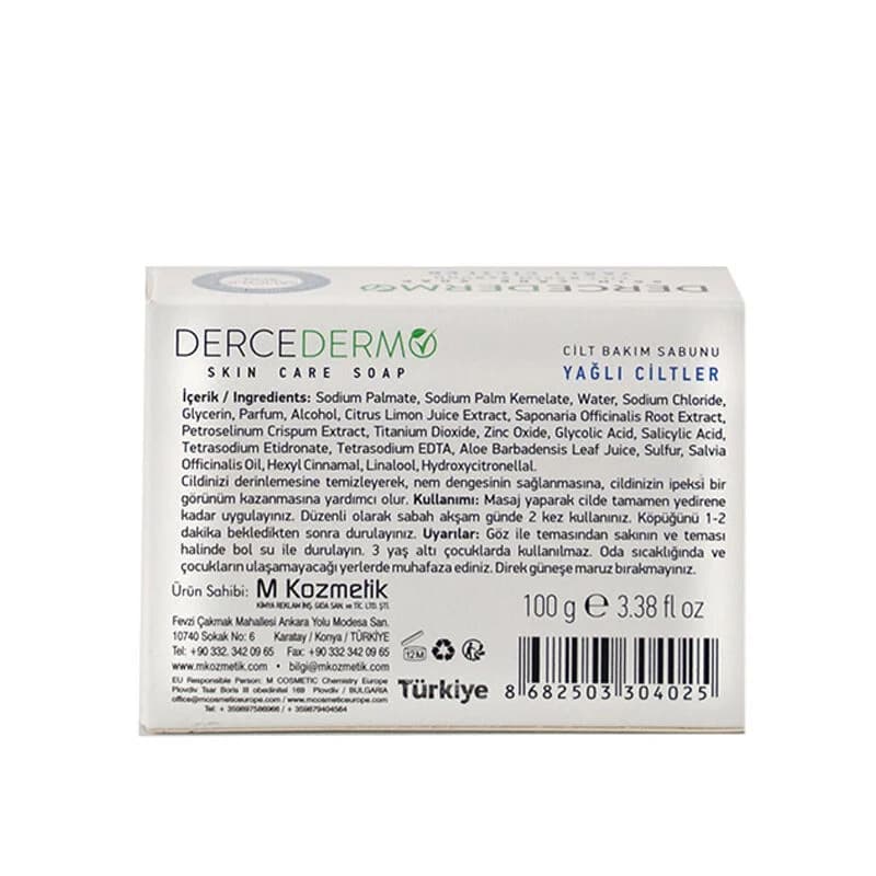 Derce Dermo Hautpflege Seife - 100mg