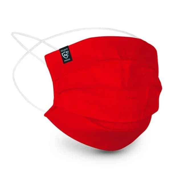 Dizaynmask Silver Ion Washable Cloth Mask - Red