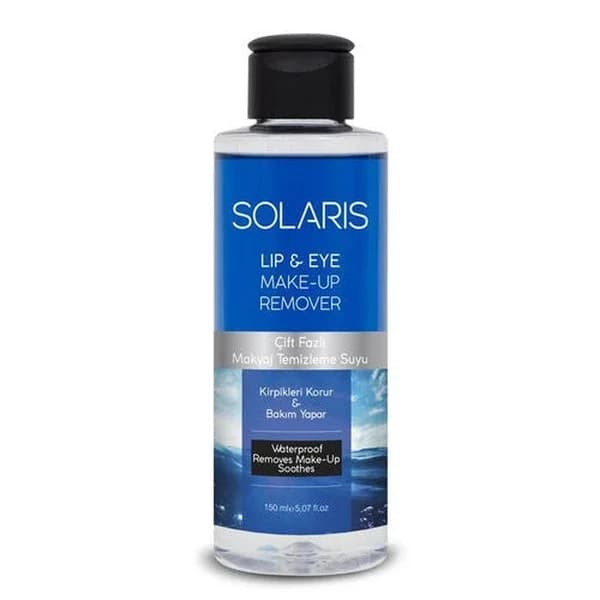 Solaris Dual-Phase Eye Makeup Remover 150 ml - Gentle & Effective