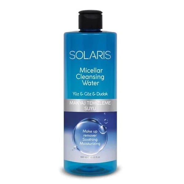 Solaris Makeup Cleansing Water 400ml - Gentle, Hydrating Formula