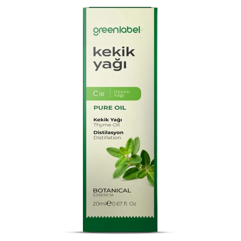 Greenlabel زيت الزعتر النقي من جرين ليبل، 20 مل عطر طبيعي أساسي