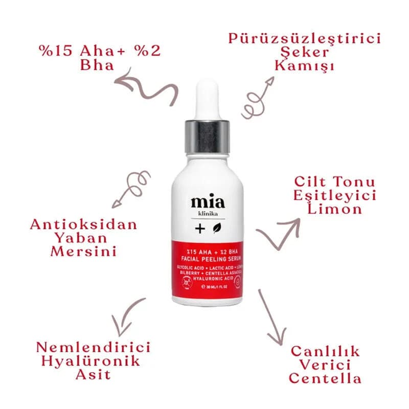 Mia Klinika Revitalizing Facial Peeling Serum 30 ml