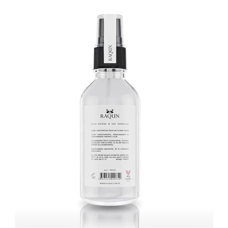 Raqun Natürliches Helichrysum-Blütenwasser 100ml