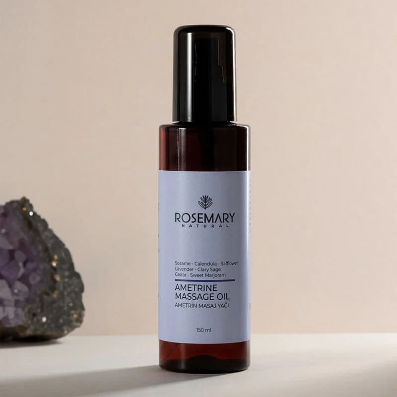 Rosemary Natural زيت التدليك الطبيعي بالروزماري والأمترين 150 مل