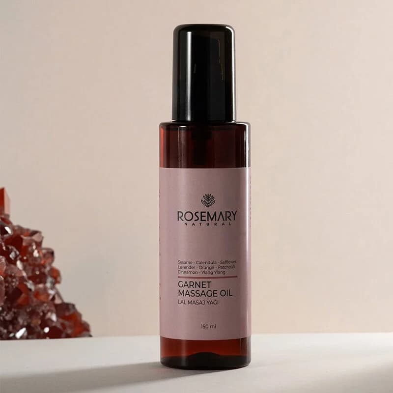 Массажное масло с натуральным гранатом и розмарином 150 мл от Rosemary Natural