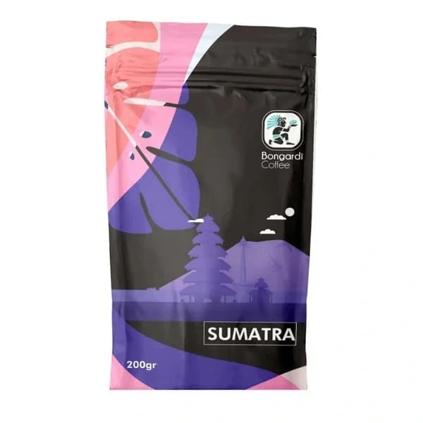 Bongardi Sumatra Coffee Beans 200g - Rich, Low Acidity Flavor