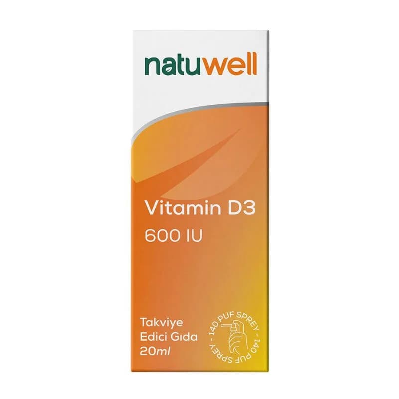 Natuwell D3 Spray Tropfen 600 IE - 20 ml