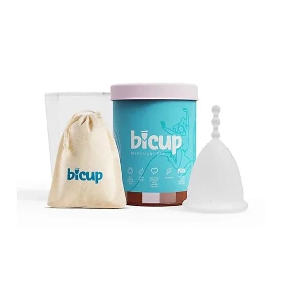 Bicup Medium Menstrual Cup and Microwave Sterilization Cup 1 pcs