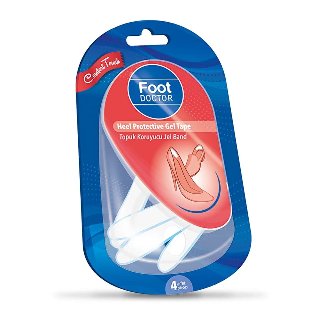 Foot Doctor Heel Protector Gel Tape 4-pack