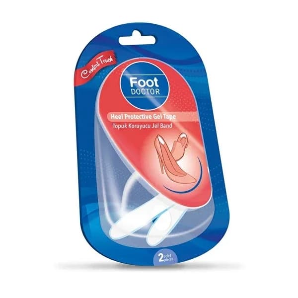 Foot Doctor Heel Protector Gel Band 2-Pack