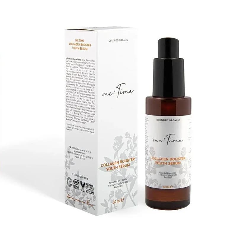 ME TIME Bio Kollagen Booster Serum mit Vitamin C & Hyaluronsäure 30ml