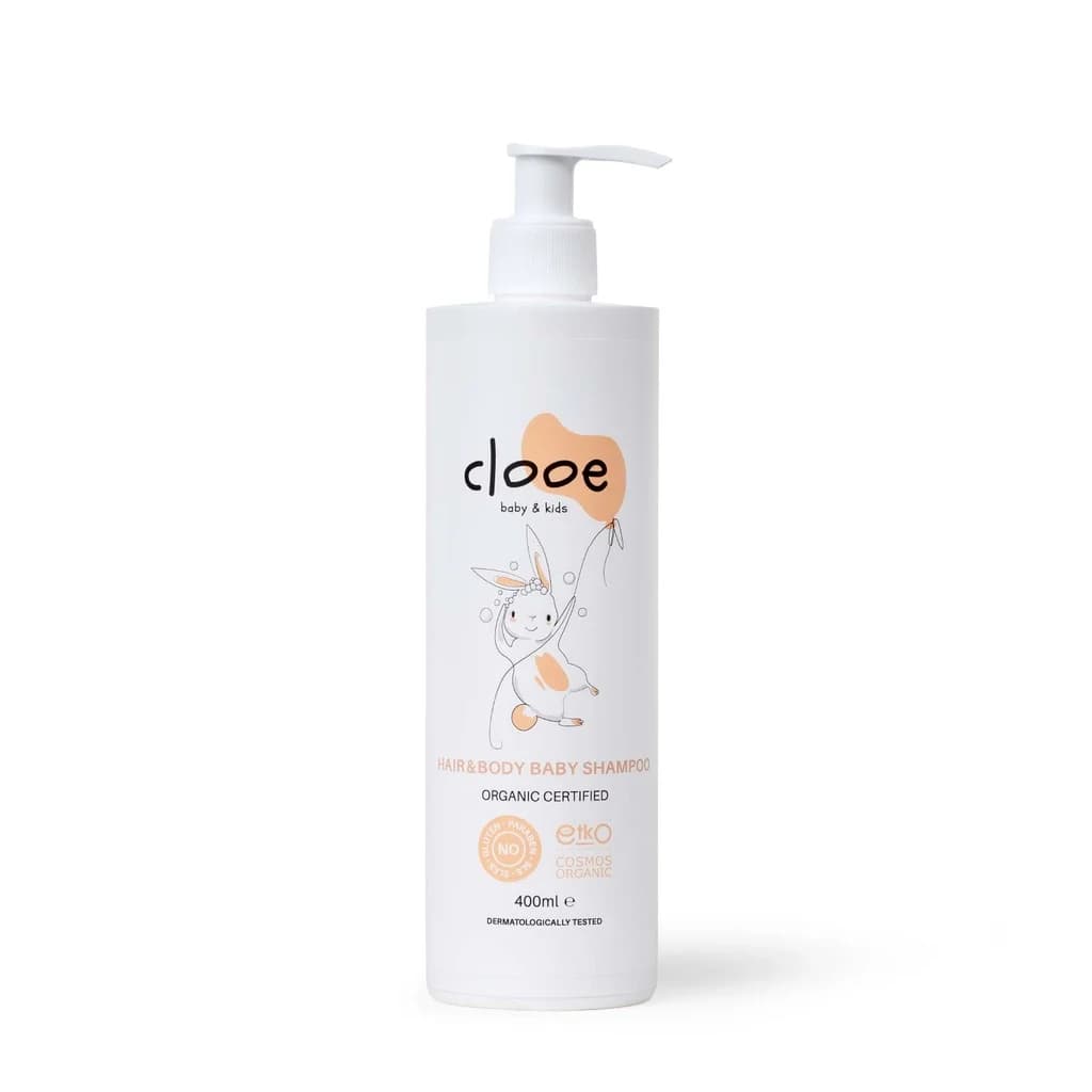Clooe Bio Babyshampoo 400ml - Sanft, Augensicher, Natürlich