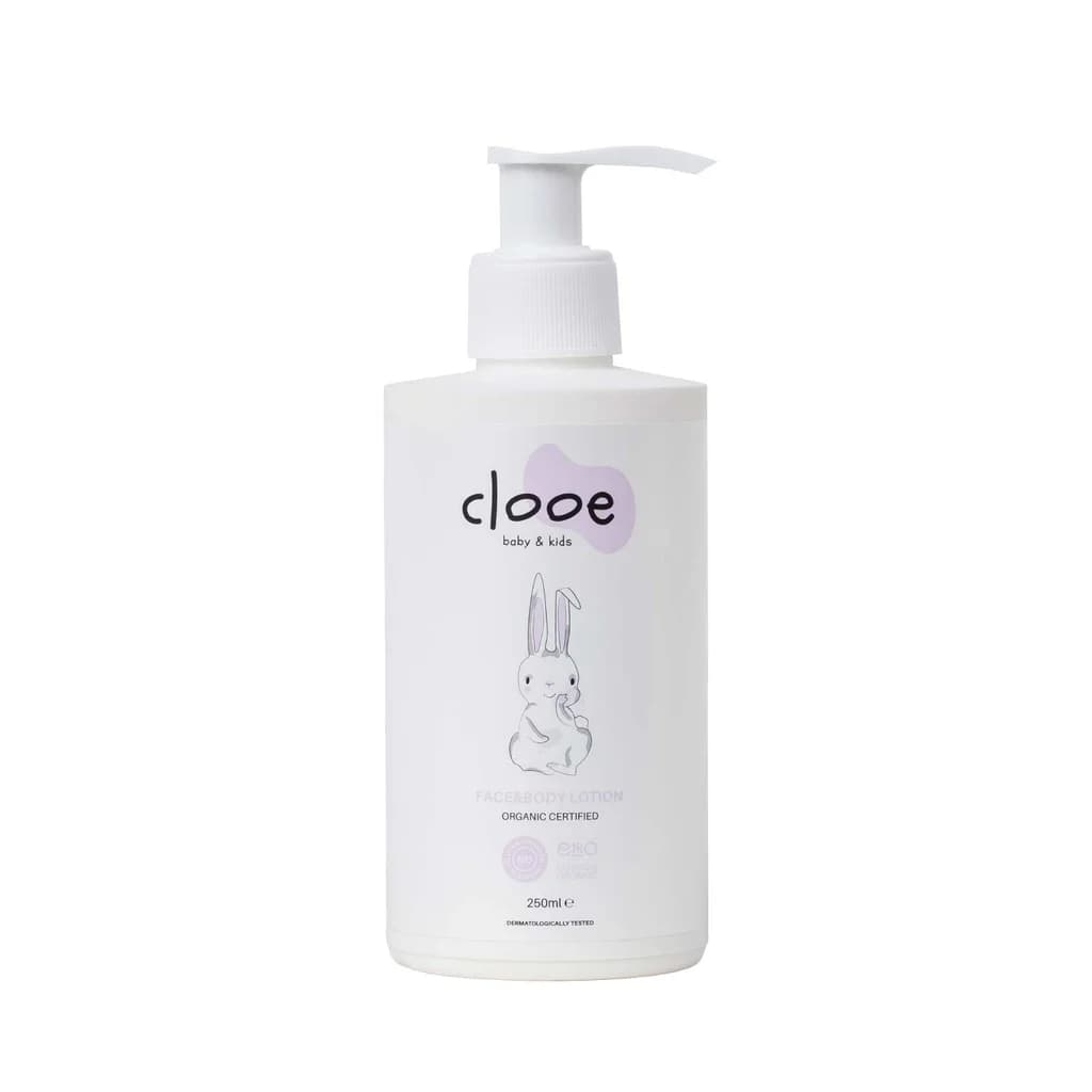 Clooe Bio Babylotion mit Argan- und Olivenöl, 250ml