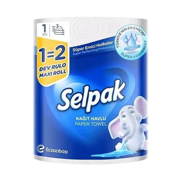 Selpak Giant Roll 1=2 Paper Towel 1 pcs