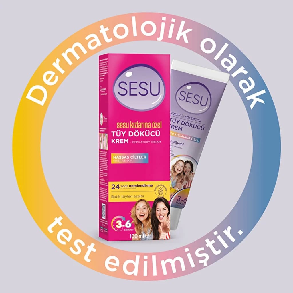 Sesu Haarentfernungscreme für glatte Haut 100ml