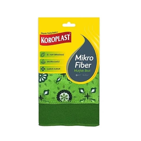 Koroplast Microfiber Kitchen Cloth - 1 Adet, Dust-Holding Power