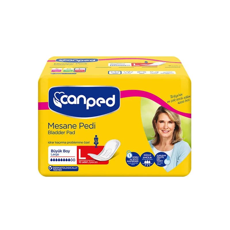 Canped Bladder Pad Large Size 10 pcs