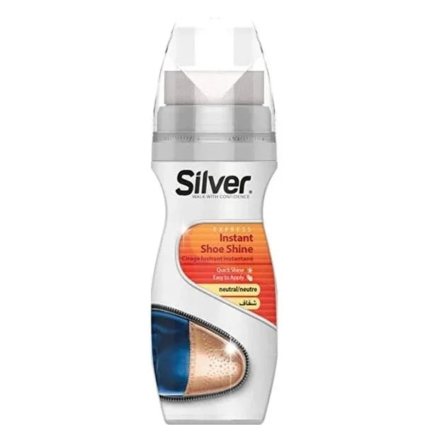 Silver Liquid Shoe Polish Natural 75 ml