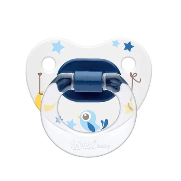 Wee Baby No.2 Patterned Pacifier for 6-18 Months Nipple
