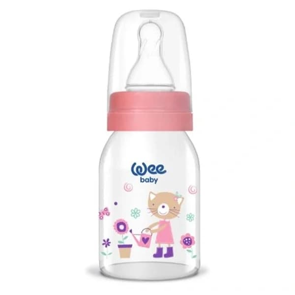 Wee Baby Classic Glass Baby Bottle 125 ml | 0-6 months