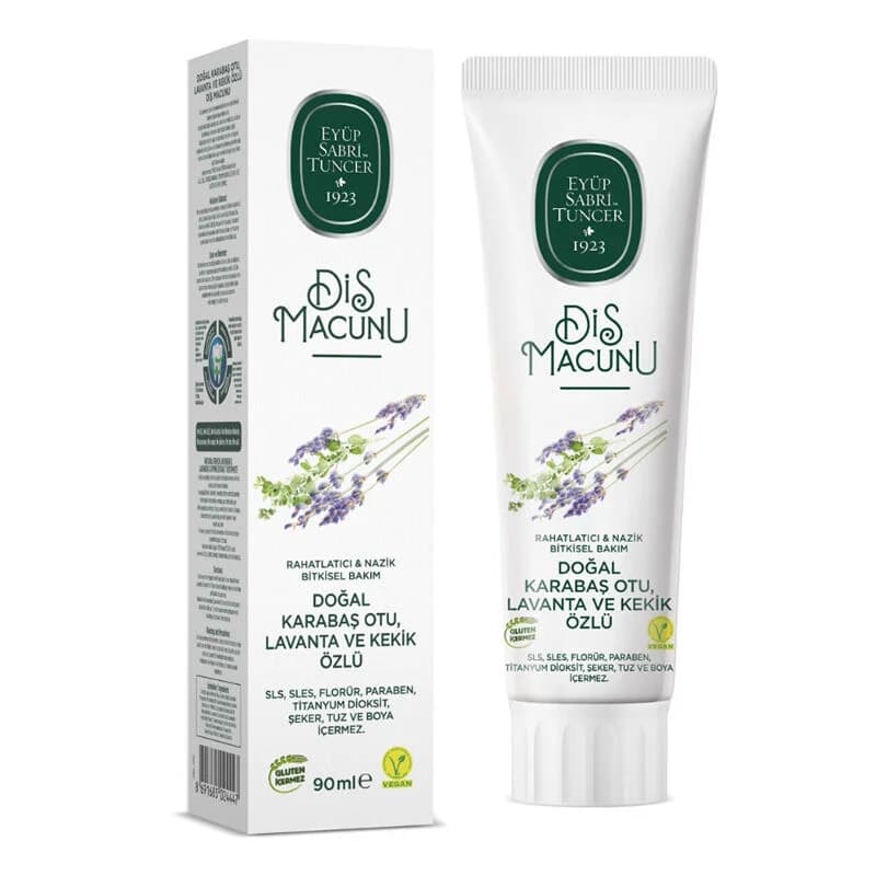 Eyüp Sabri Tuncer Natural Black Pepper - Lavender And Thyme Extract Toothpaste 90 ml