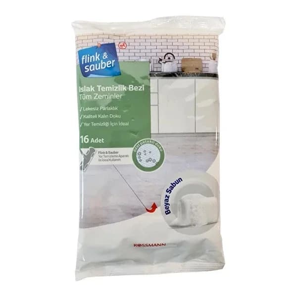Flink & Sauber Floor Cloth Wet White Soap 1 pcs