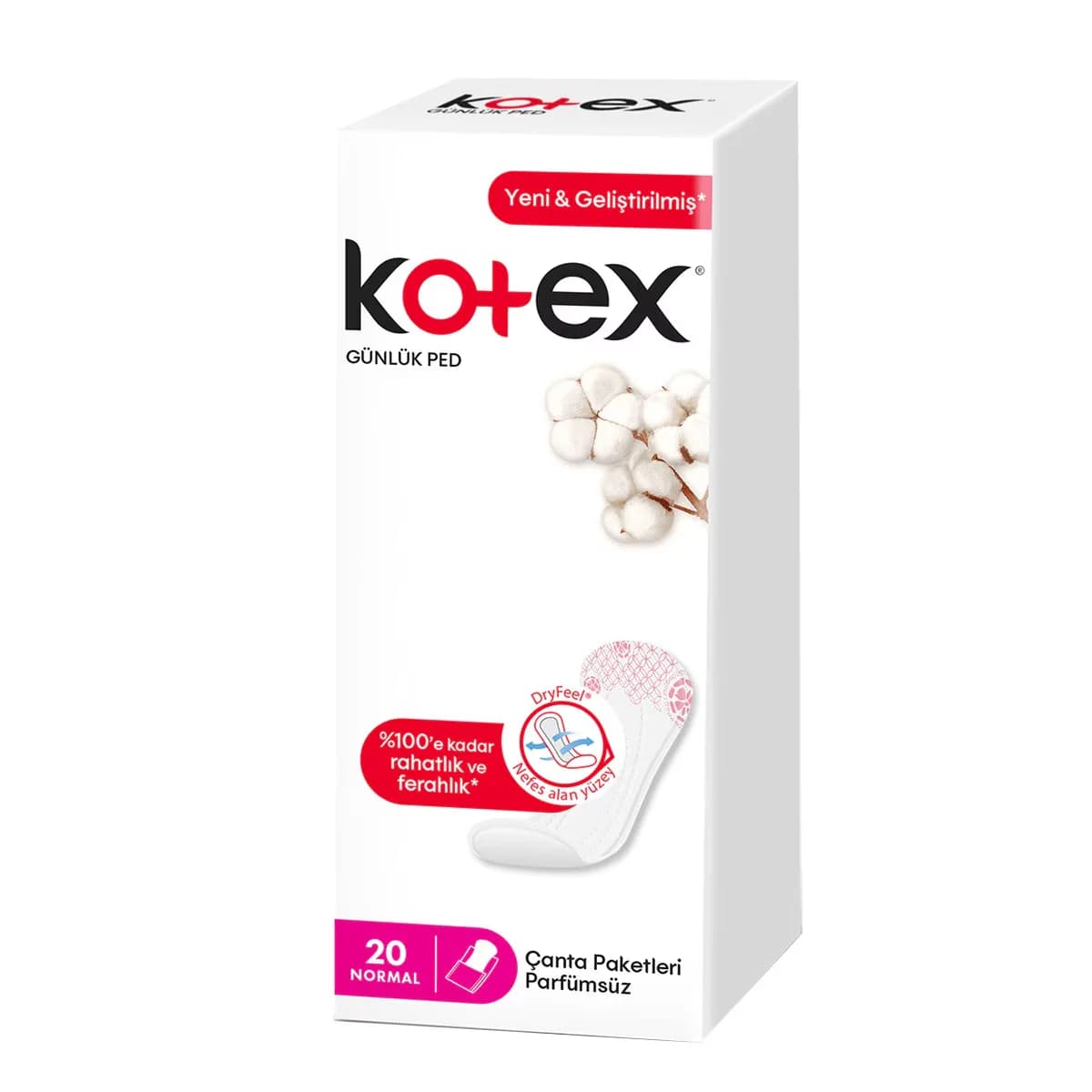 Kotex Daily Pads Normal 20 pcs