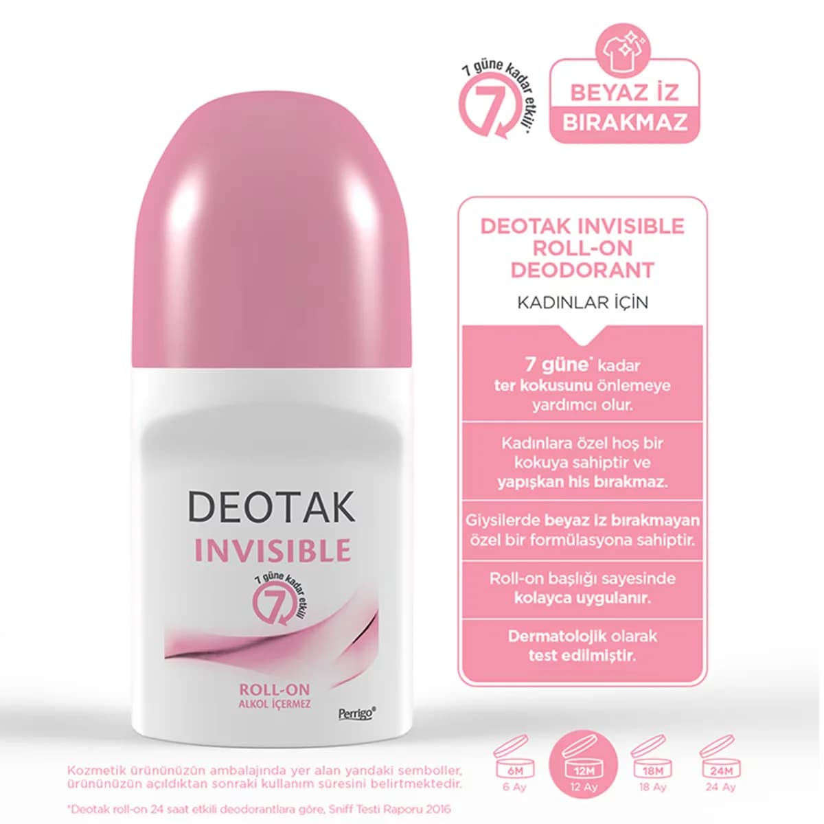 Deotak مزيل عرق ديوتاك غير مرئي رول أون 35 مل