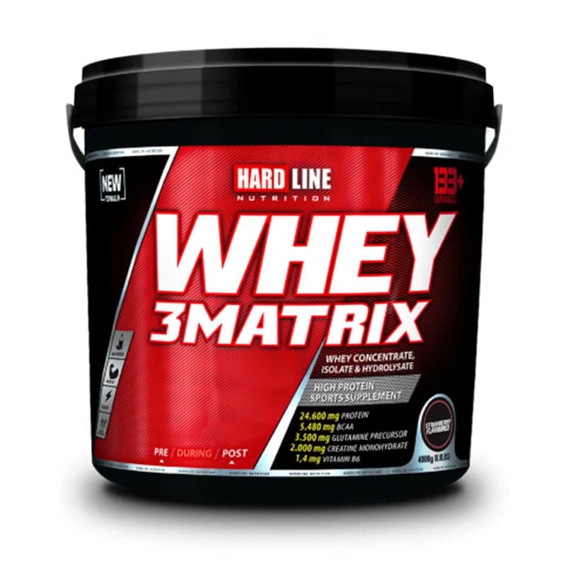Hardline Whey 3 matrix Protein Chocolate 4000 g