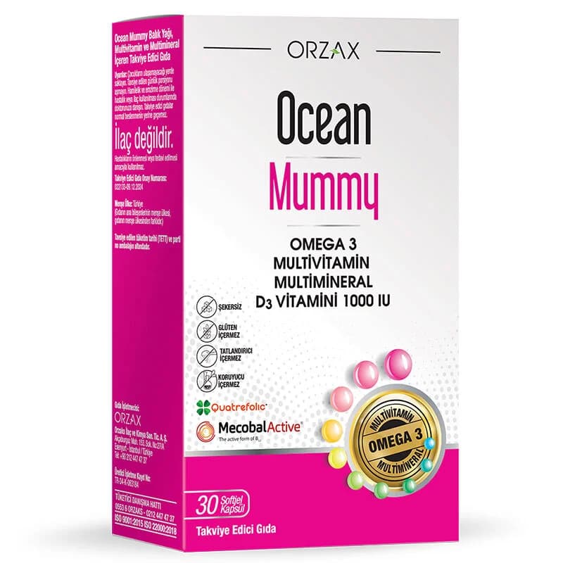 Orzax Ocean Mummy 30 capsules