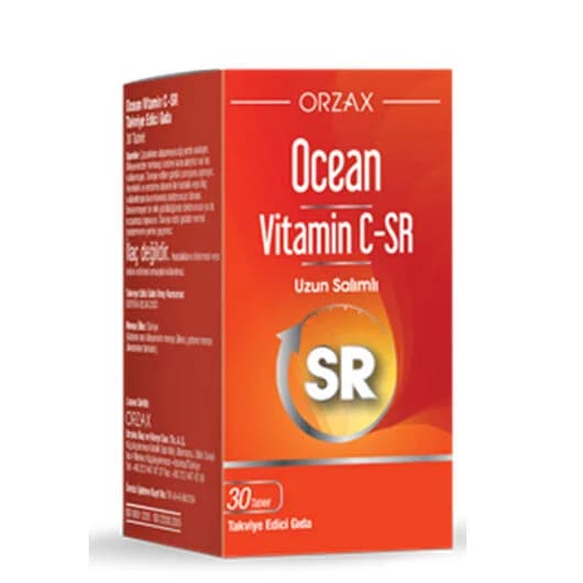 Orzax Ocean Vitamin C-sr 30 tablets