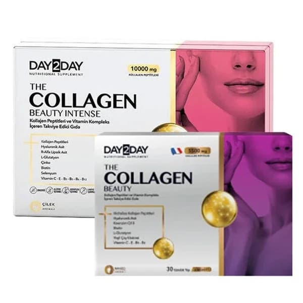 Day2 day The Collagen Beauty Intense Buy 30 sachets And Get 14 liquid Tubes As A Gift
