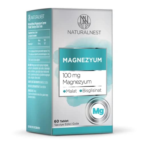 Naturalnest Magnesium 100 mg 60 tablets