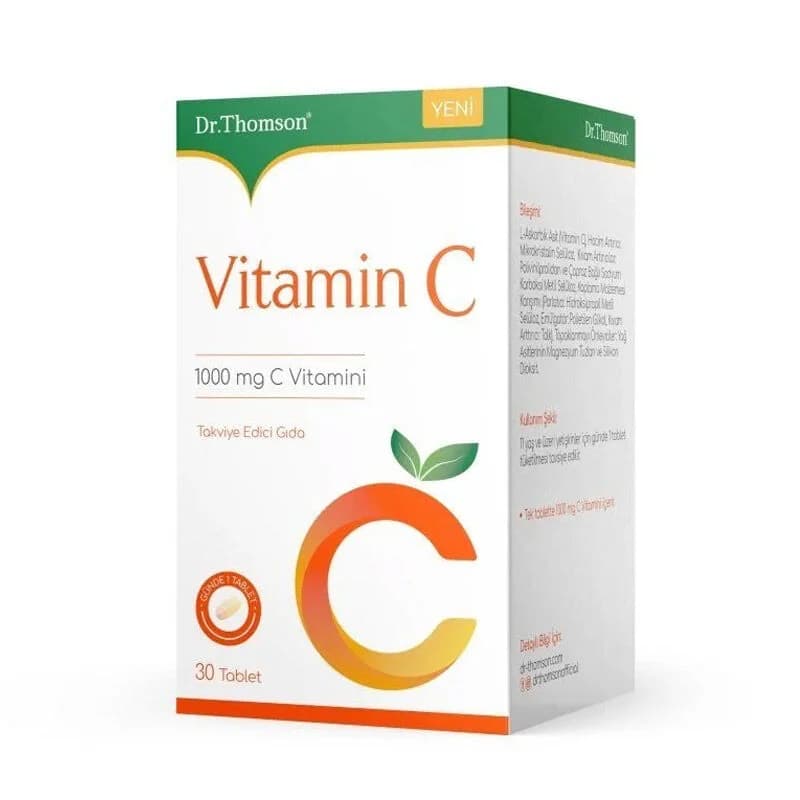 Dr.thomson Food Supplement Containing Vitamin C 1000 mg 30 tablets