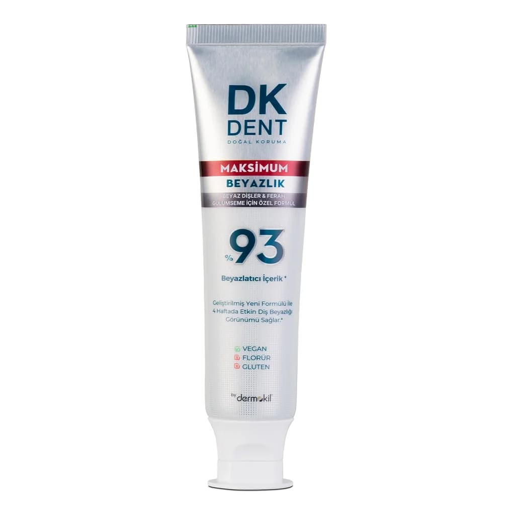 Дентальная паста Dermokil Dk Dent 93% максимальная белизна 75 мл