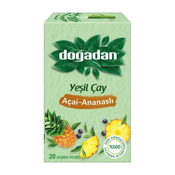 Doğadan Green Tea Açaí Pineapple 20 s