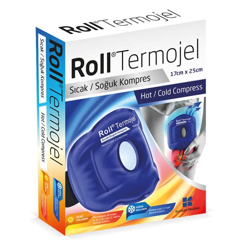 Roll Thermogel Hot Cold Compress For Knee Area 17 cm X 25 cm