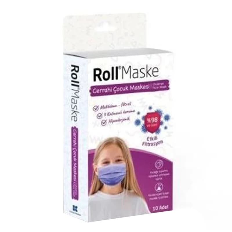 Roll Mask Children's Mask 10 pcs - Girl